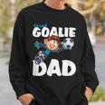 Herren Torwart Papa Proud Goalie Dad Sweatshirt Geschenke für Ihn