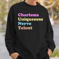 Hidden Word Adult Humor Sassy Raunchy Gag Sweatshirt Gifts for Him