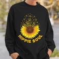 Hippie Soul Hippies Peace Vintage Retro Costume Hippy Sweatshirt Gifts for Him