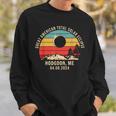 Hodgdon Me Maine Total Solar Eclipse 2024 Sweatshirt Gifts for Him