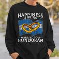 Honduran Marriage Honduras Married Heritage Flag Culture Sweatshirt Gifts for Him