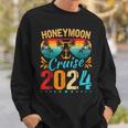 Honeymoon Cruise For Matching Couples 2024 Just Married Sweatshirt Gifts for Him