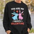 Hoppel Rabbit Ich Liebe Mein Hasen Valentine's Day Sweatshirt Geschenke für Ihn