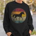 Horse Riding Love Equestrian Girl Vintage Distressed Retro Sweatshirt Gifts for Him