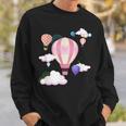 Hot Air Balloons The Sky Is The Limit Creative Sweatshirt Gifts for Him
