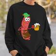 Hot Dog Beer Bratwurst Oktoberfest Drinking Sweatshirt Gifts for Him