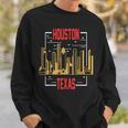 Houston Texas City With No Limits Skyline Sweatshirt Gifts for Him