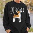Howling Basenji Puppy Aroo A Sound Of Singing Happy Pack Dog Sweatshirt Gifts for Him