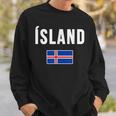 Iceland Icelandic Flag Reykjavik Travel Souvenir Love Viking Sweatshirt Gifts for Him