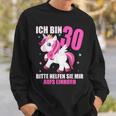 Ich Bin 30 Bitte Hilft Sie Mir Auf Unicorn 30Th Birthday S Sweatshirt Geschenke für Ihn