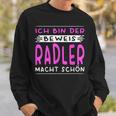 Ich Bin Der Beweis Radler Macht Schön Saufen Kostüm Damen Sweatshirt Geschenke für Ihn