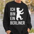 Ich Bin Ein Berliner Geschenke Berliner Bär Sweatshirt Geschenke für Ihn