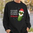 Ich Habe Die Weihnachtsgurke Finden Christmas Black Sweatshirt Geschenke für Ihn