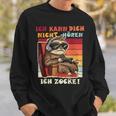 Ich Kann Dich Nicht Hören Ich Zocke Gamer Faultier Sweatshirt Geschenke für Ihn