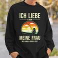 Ich Liebe Es Wenn Meine Frau Mich Fischnläst Carp Fishing Sweatshirt Geschenke für Ihn