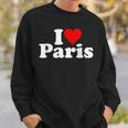 Ich Liebe Herz Paris France Sweatshirt Geschenke für Ihn