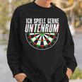 Ich Spiel Gerne Unterrum Dart Ich Spiel Gerne Down Sweatshirt Geschenke für Ihn