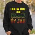 Ich Weiß Ich Bin Gesegneton Jah Rasta Sweatshirt Geschenke für Ihn