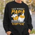 Ich Werde Papa Einer Tochterater Loading Pregnant Baby Sweatshirt Geschenke für Ihn