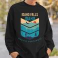 Idaho Falls Idaho Native Hometown Vintage Pacific Northwest Sweatshirt Gifts for Him