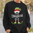 Illogical Elf Group Christmas Pajama Party Sweatshirt Gifts for Him