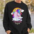 I'm Fucking Magical Unicorn Magic Adult Humor Rainbow Sweatshirt Gifts for Him