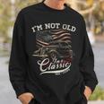 I'm Not Old I'm Classic Vintage 1934 Coupe Car American Flag Sweatshirt Gifts for Him