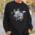 I'm Not A Robot Computer Pun Sweatshirt Gifts for Him