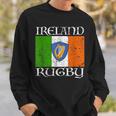 Ireland Rugby Vintage Irish Flag Rugby Fan Sweatshirt Gifts for Him