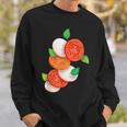 Italian Caprese Salad Tomato Basil Mozzarella Foo Sweatshirt Geschenke für Ihn