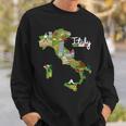 Italy Travel Map Flag Italia Pride Souvenir Vacation Sweatshirt Gifts for Him