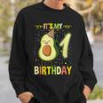 Its My 1St Birthday Avocado Sweatshirt Gifts for Him