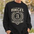 It's An Angel Thing You Wouldn't Understand Name Vintage Sweatshirt Gifts for Him