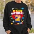 Its My Birthday 2Nd Boy Space Astronaut Family Matching Sweatshirt Gifts for Him