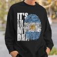 It's In My Dna Argentinian Cool Hispanic Argentina Flag Sweatshirt Gifts for Him