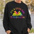 It’S A Good Day To Read A Book Lovers Library Reading Tiedye Sweatshirt Gifts for Him