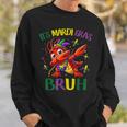 It's Mardi Gras Bruh Dabbing Crawfish Carnival Sweatshirt Gifts for Him