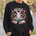 Its Not About The Bunny About Lamb Jesus Easter Christians Sweatshirt Gifts for Him