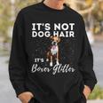 It's Not Dog Hair It's Boxer Glitter German Boxer Dog Owner Sweatshirt Gifts for Him
