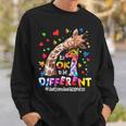 Its Ok To Be Different Autism Awareness Giraffe Sweatshirt Gifts for Him