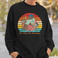 It's Past My Bedtime Bear Vintage Sweatshirt Gifts for Him