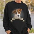 Jack Russel Terrier Best Friend Dog Portrait Sweatshirt Geschenke für Ihn