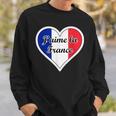 J'aime La France Flag I Love French Culture Paris Francaise Sweatshirt Gifts for Him