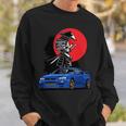 Jdm Skyline R34 Car Tuning Japan Samurai Drift Sweatshirt Gifts for Him