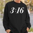 John 3 16 Bible Centre Jesus Christ Sweatshirt Gifts for Him