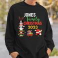 Jones Family Name Jones Family Christmas Sweatshirt Gifts for Him