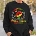 Junenth Breaking Every Chain Since 1865 Independence Day Sweatshirt Gifts for Him