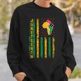 Junenth Flag Black Freedom 1865 Sweatshirt Gifts for Him