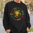 Junenth Is My Independence Day Lion Free Ish Since 1865 Sweatshirt Gifts for Him