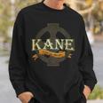 Kane Irish Surname Kane Irish Family Name Celtic Cross Sweatshirt Gifts for Him